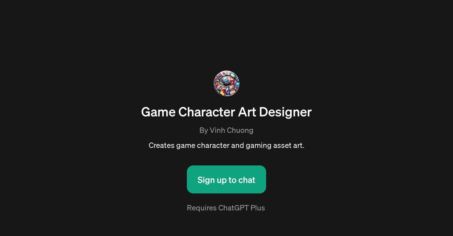 Game Character Art Designer website
