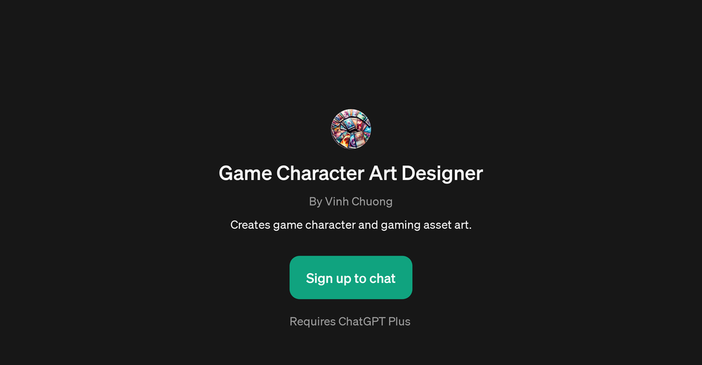 Game Character Art Designer website