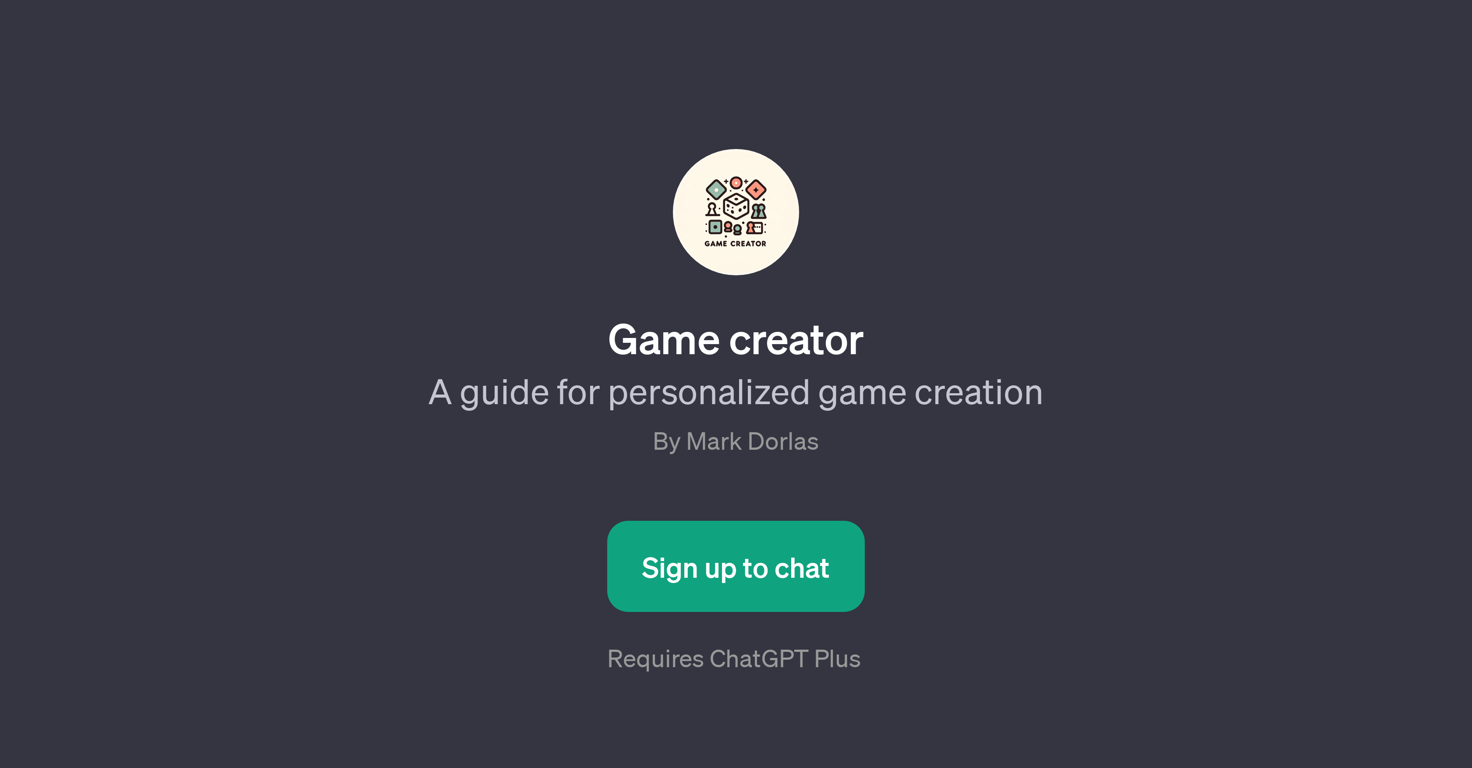 Game Creator website