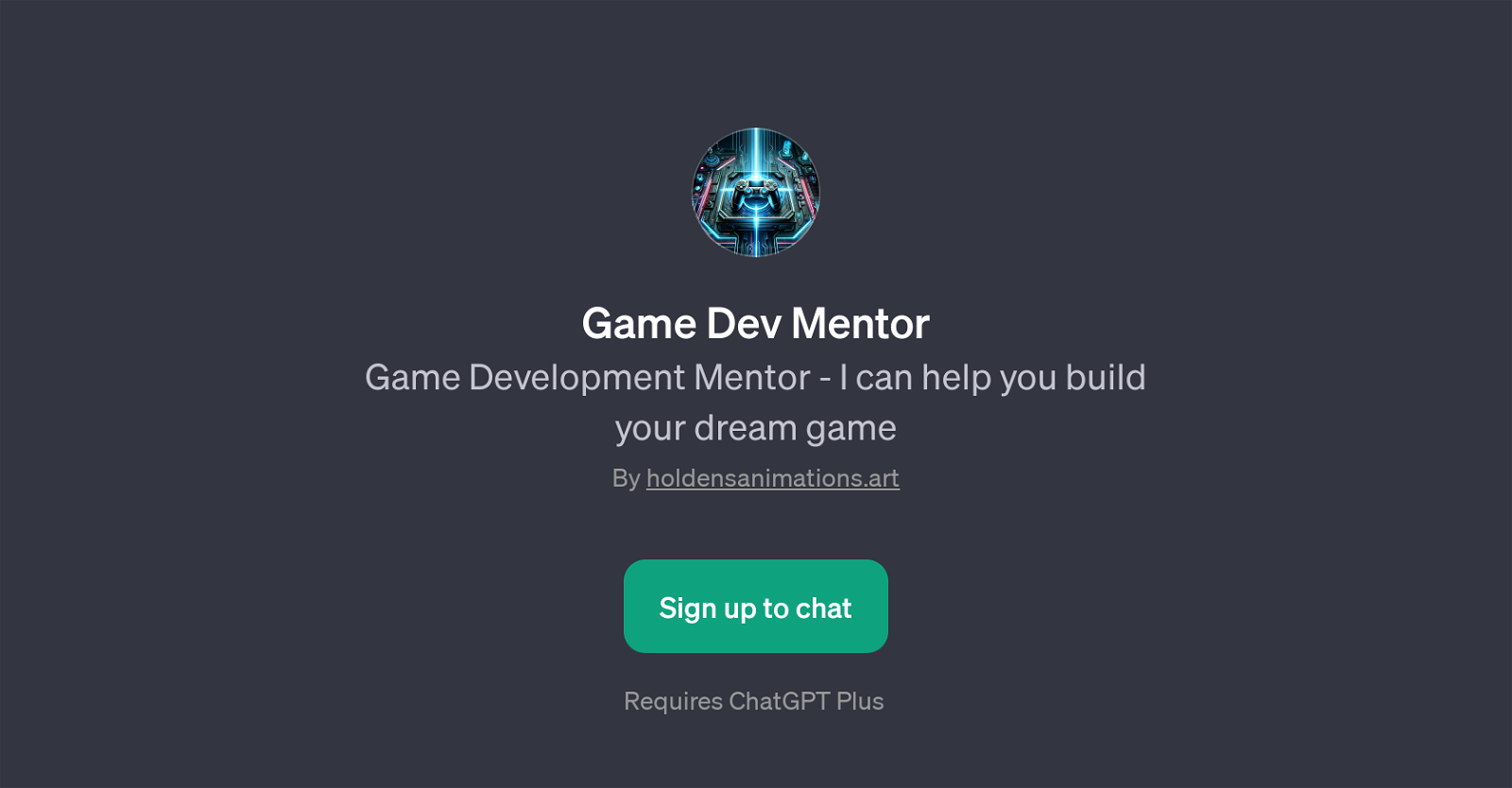 Game Dev Mentor website