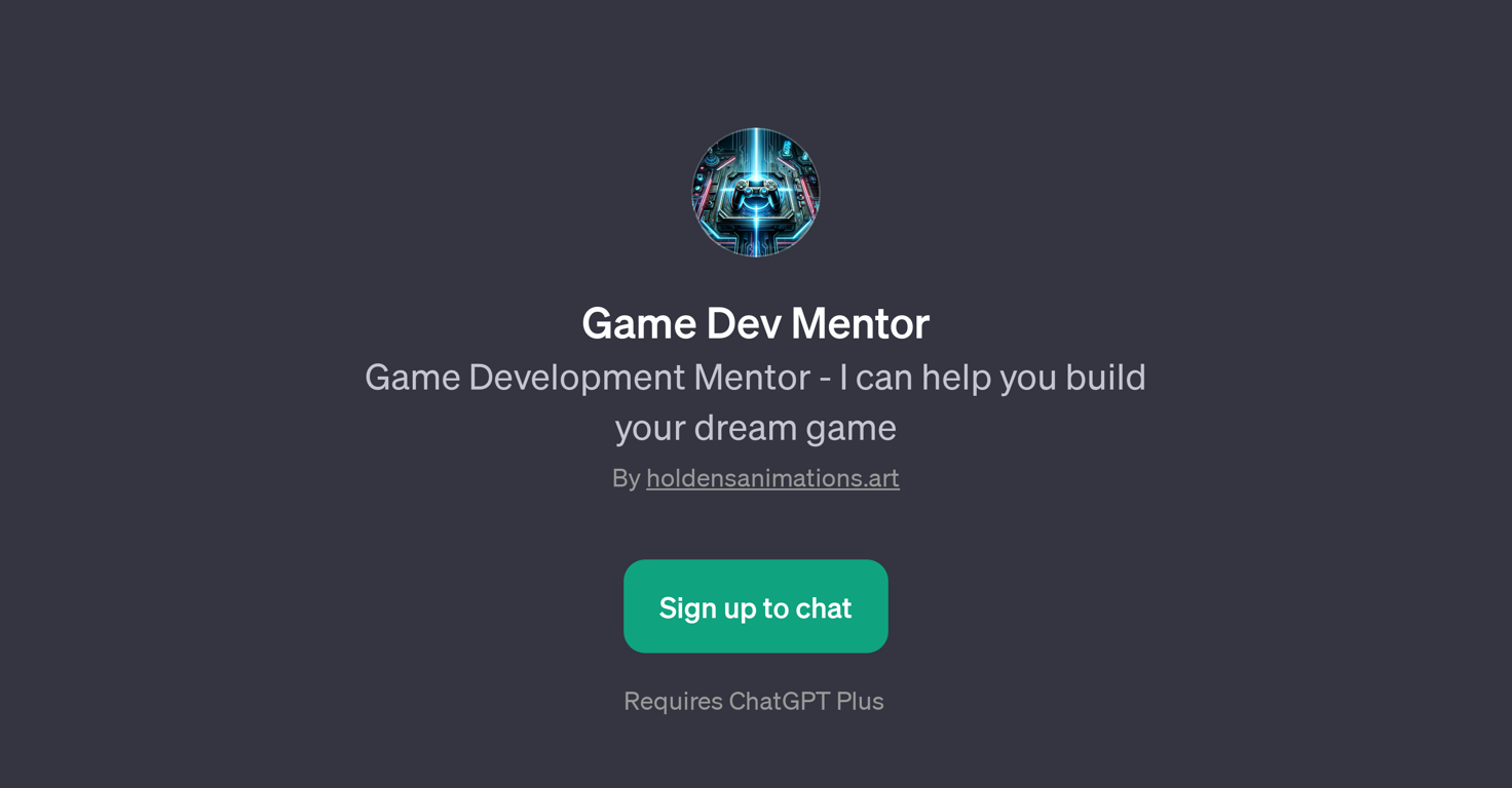 Game Dev Mentor website