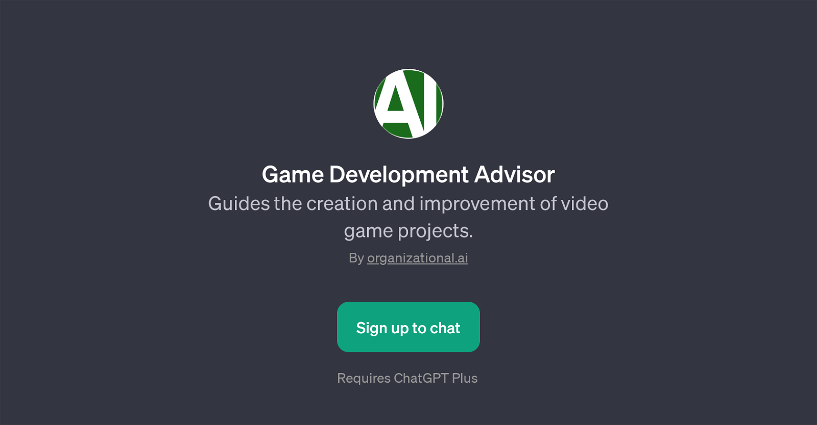 Game Development Advisor website