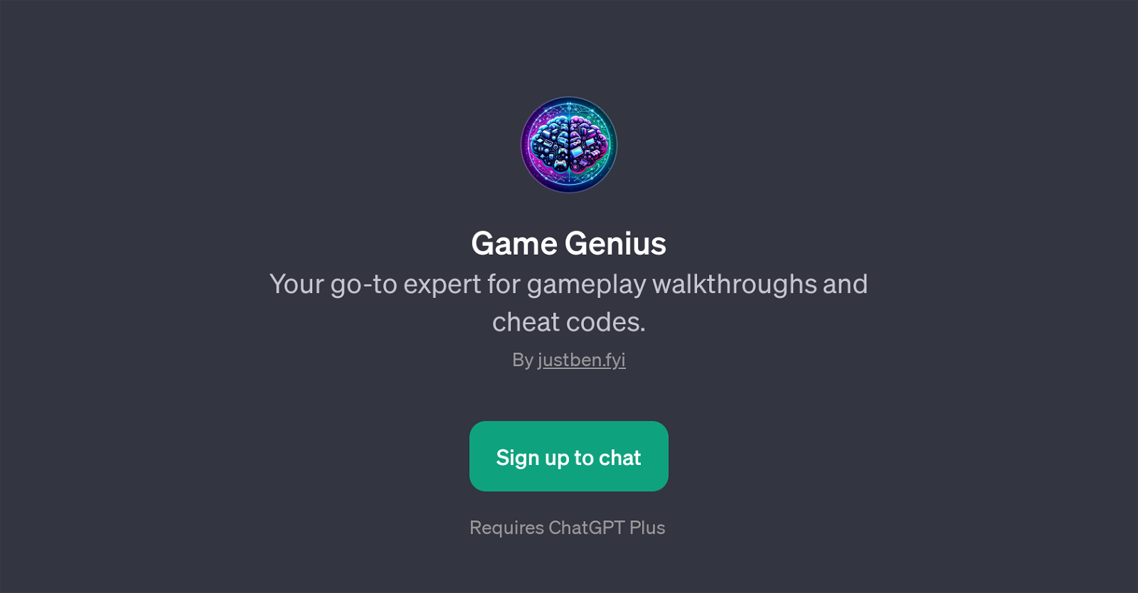 Game Genius website