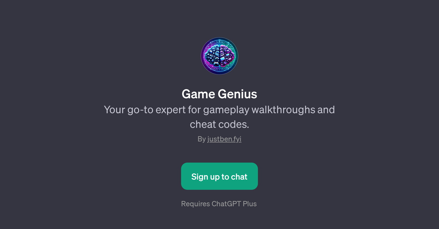 Game Genius website