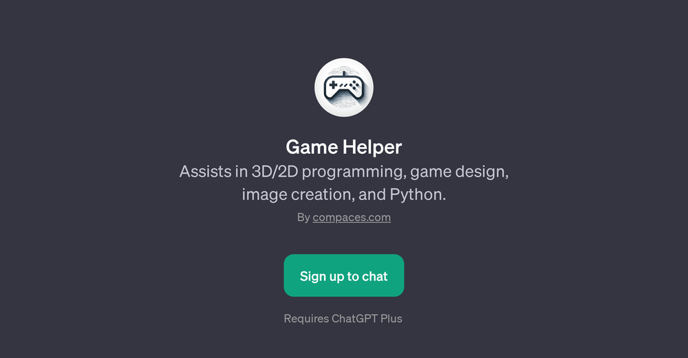 Game Helper website