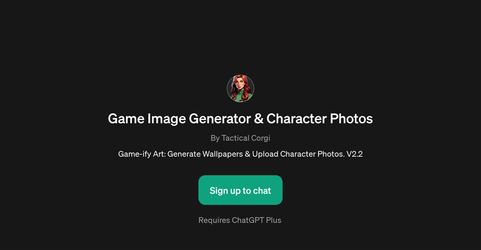 Game Image Generator & Character Photos website