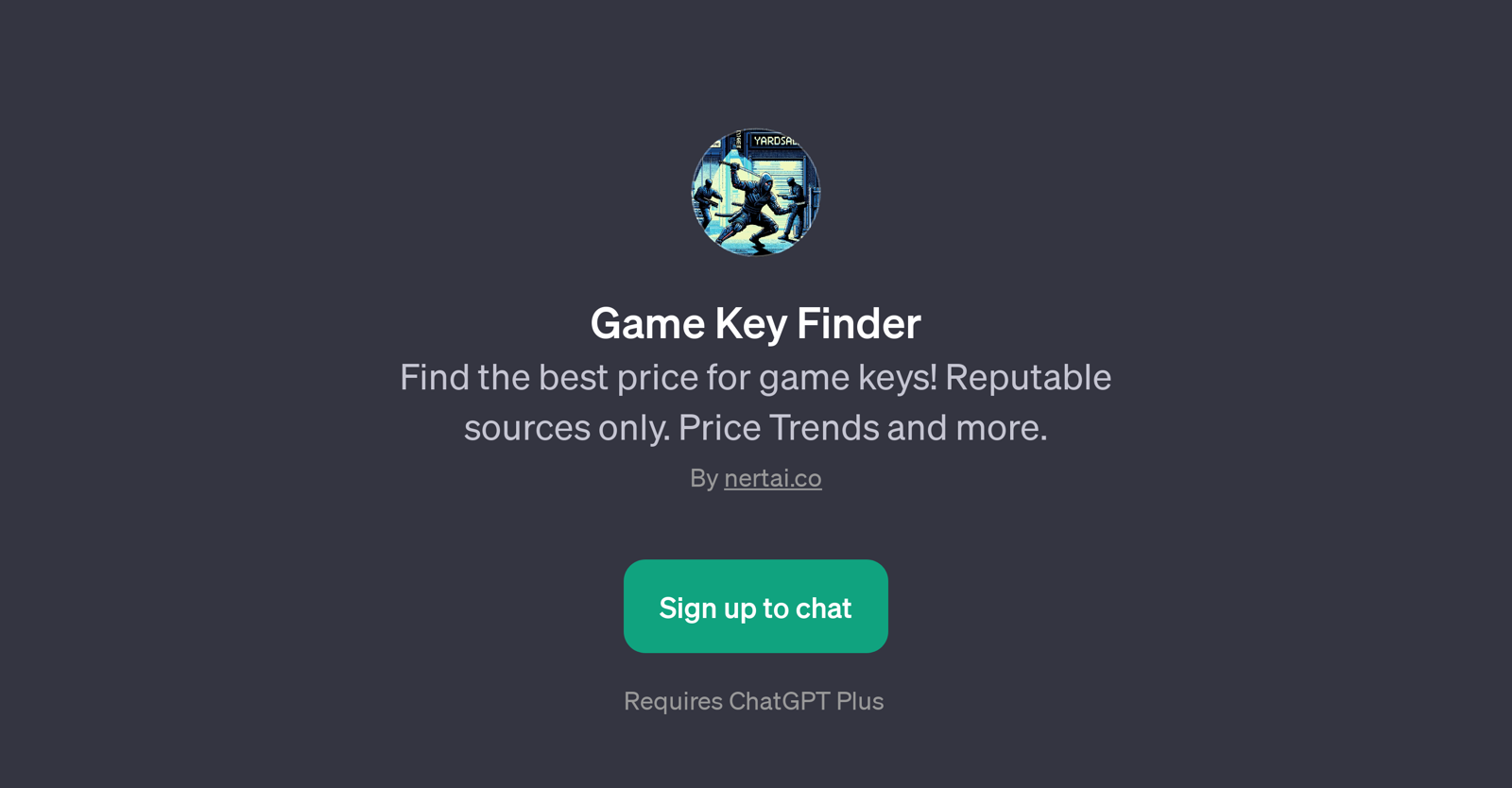 Game Key Finder website