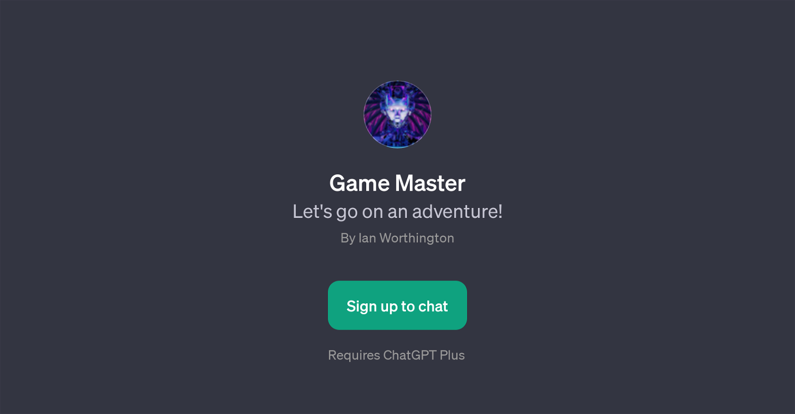 Game Master website