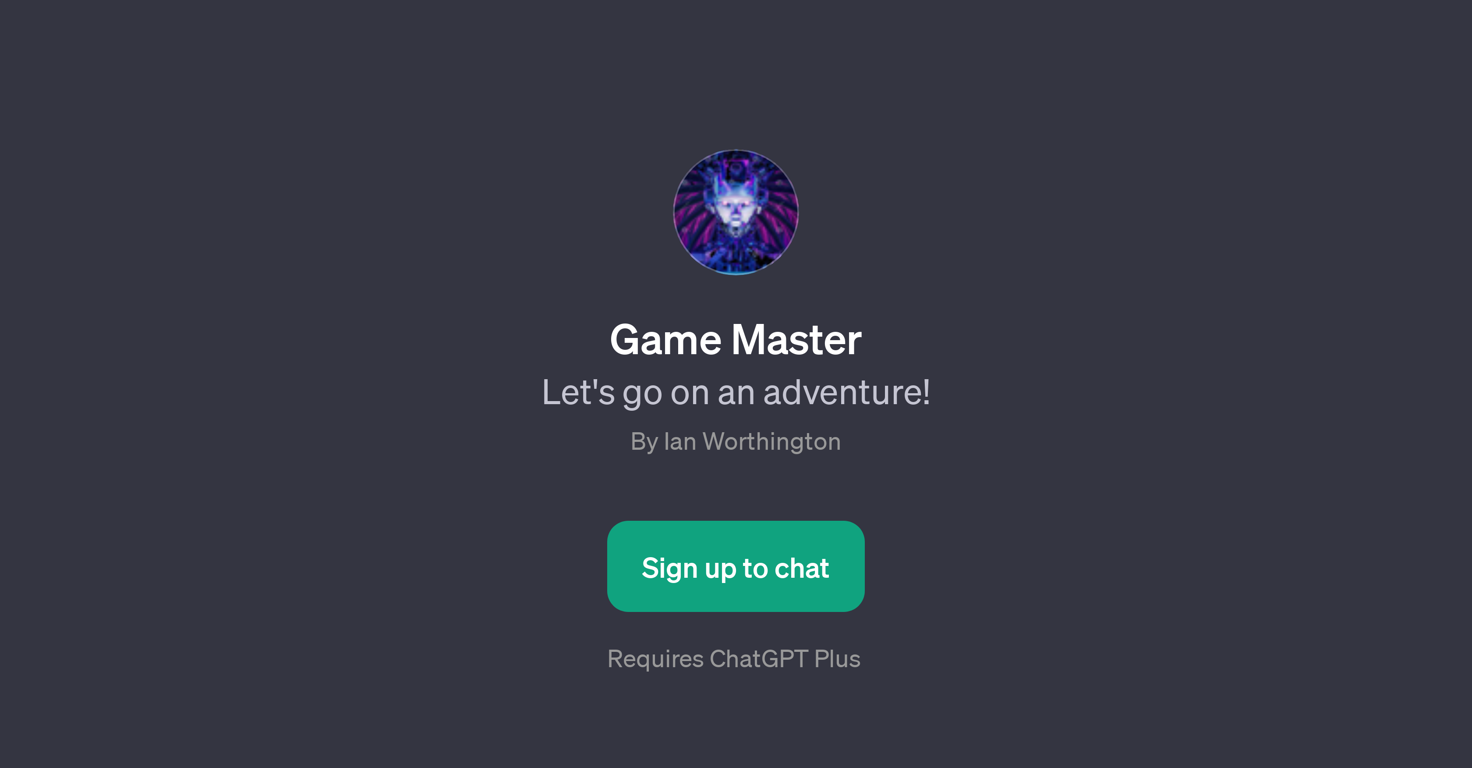 Game Master website