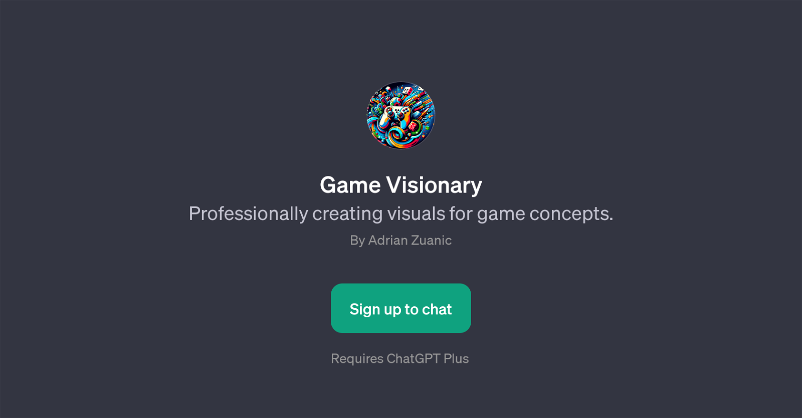 Game Visionary website