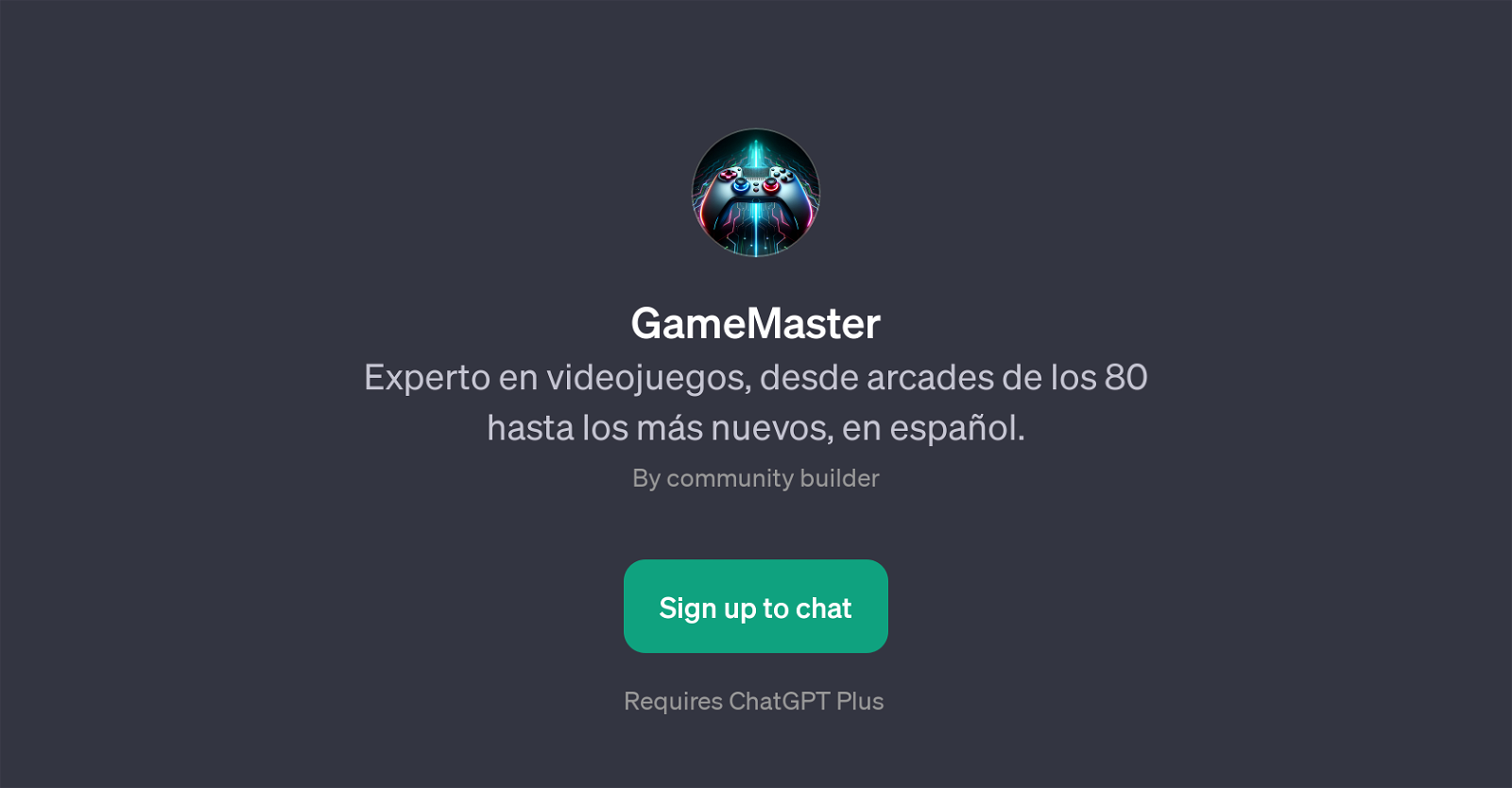 GameMaster website