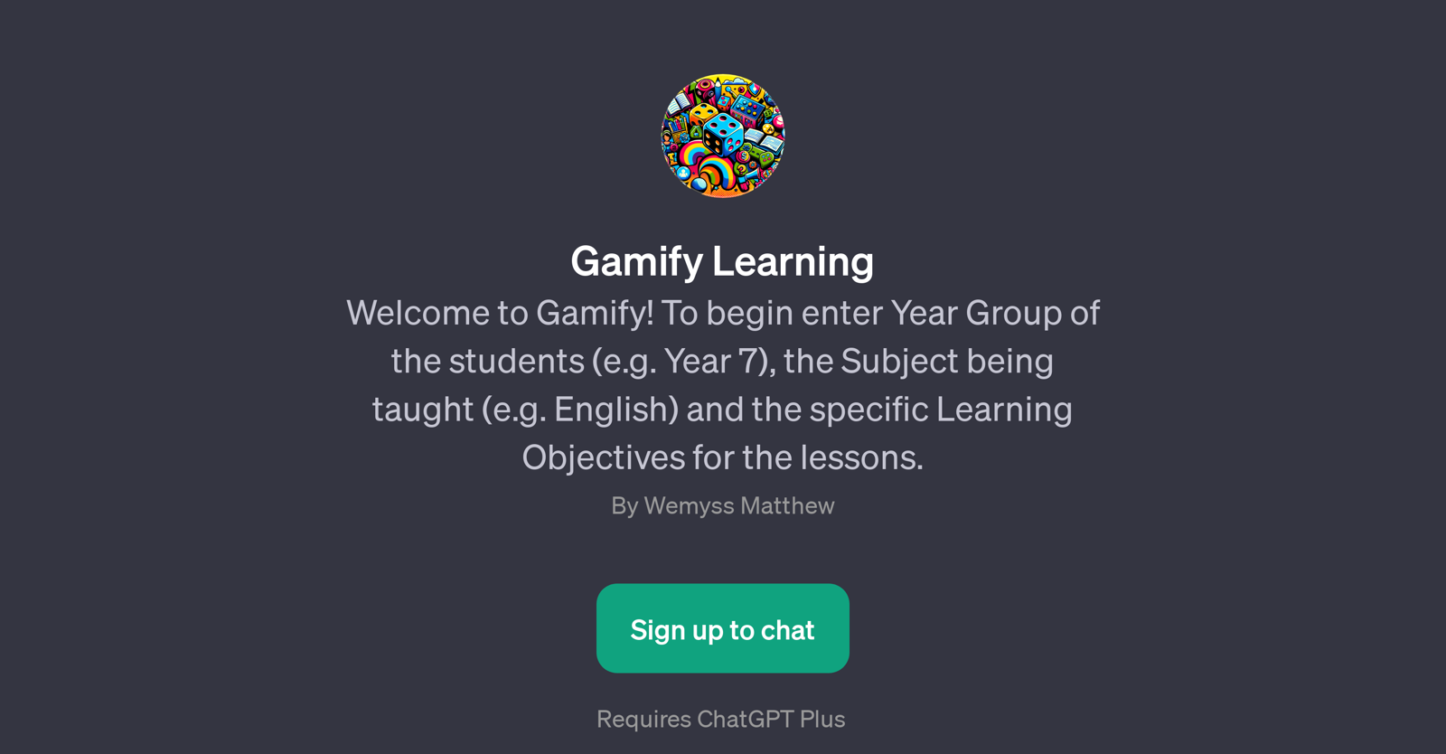 Gamify Learning website