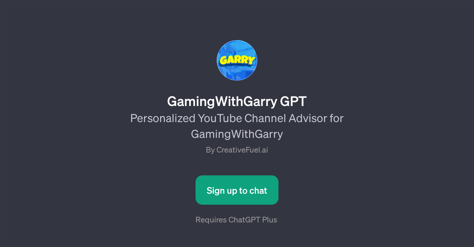 GamingWithGarry GPT website