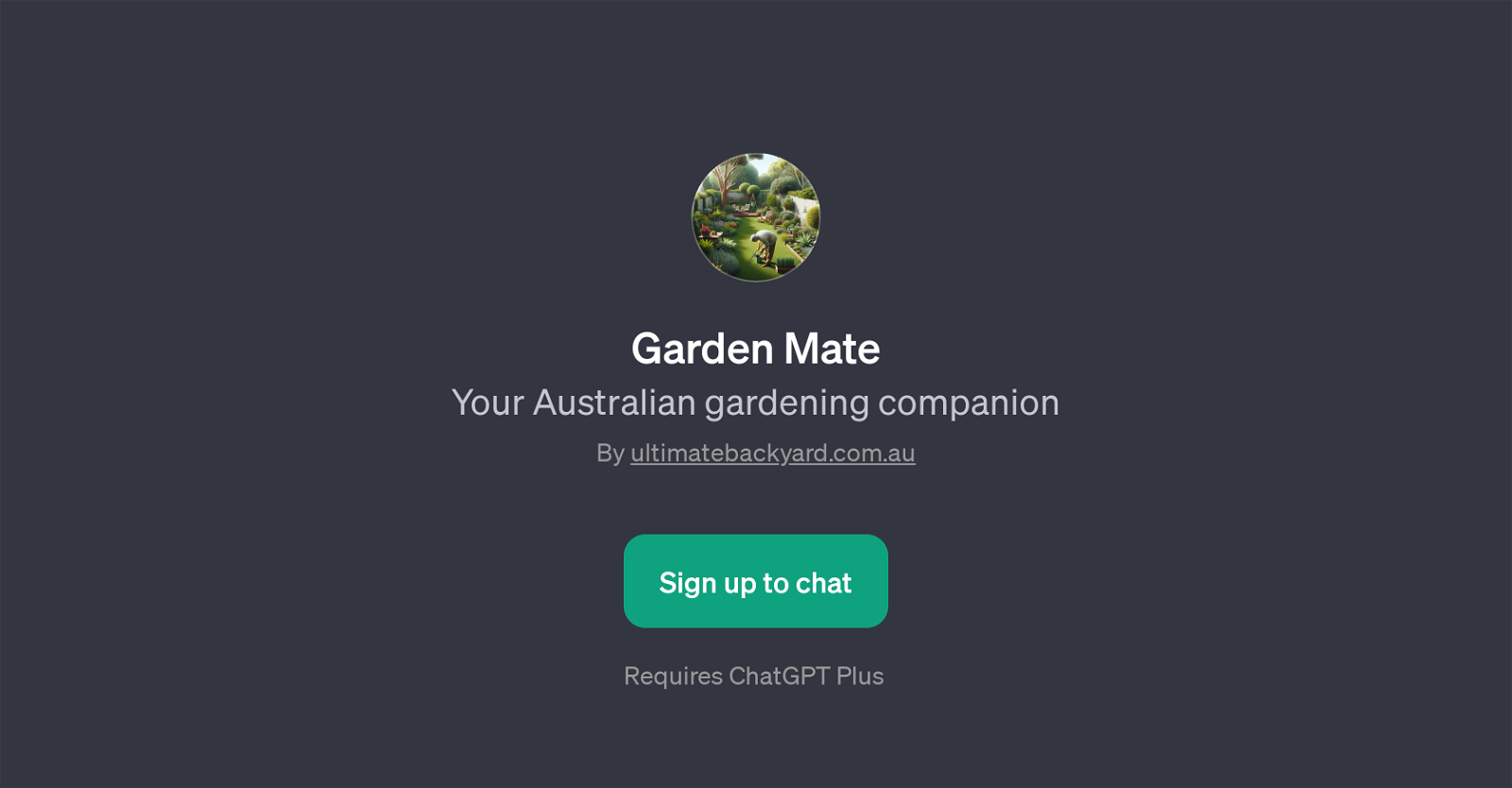 Garden Mate website