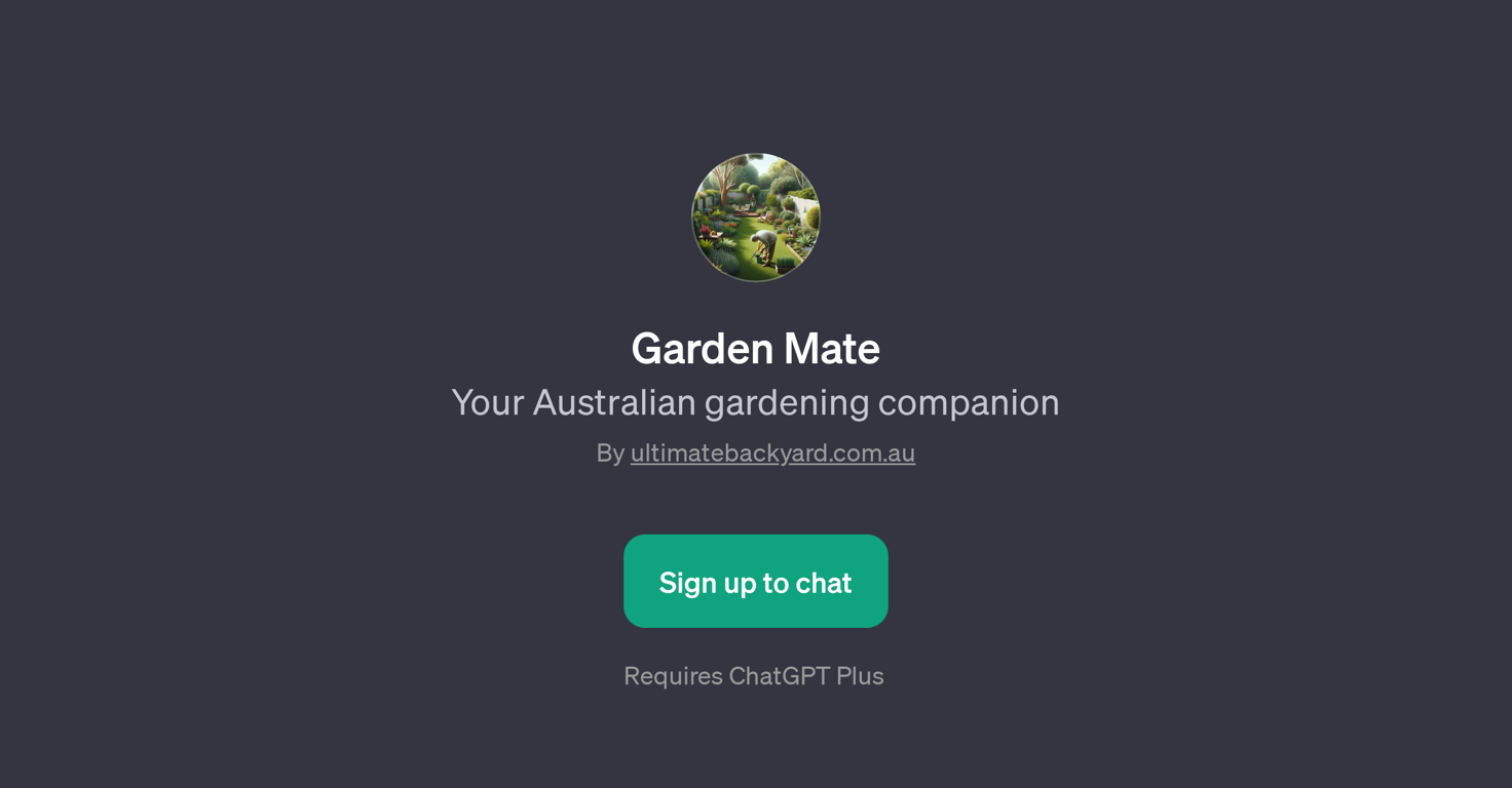Garden Mate website