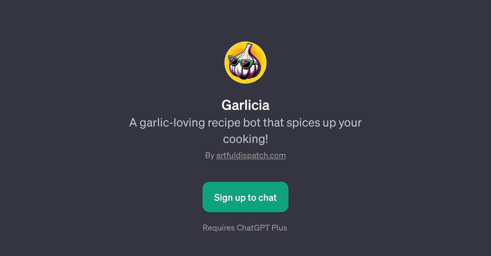 Garlicia website
