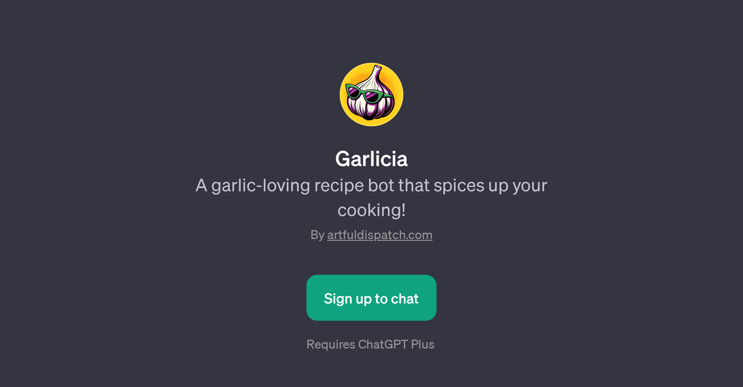 Garlicia website