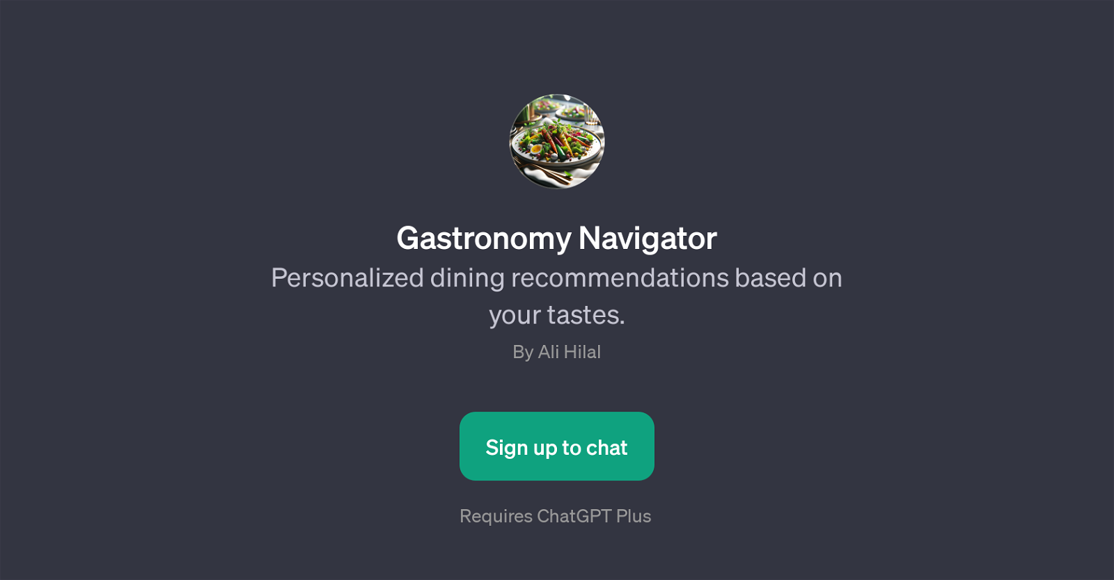 Gastronomy Navigator website