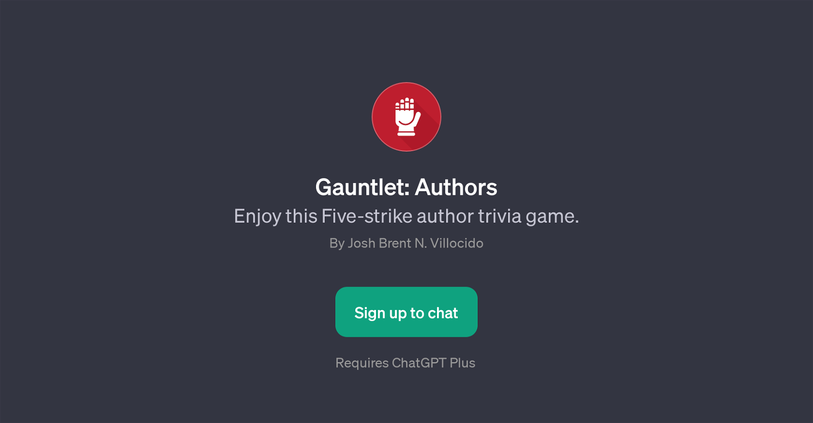 Gauntlet: Authors website