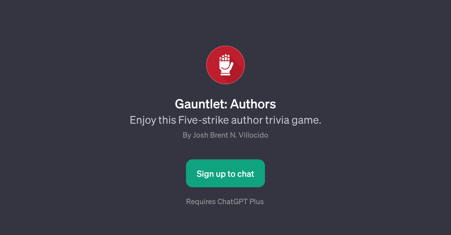 Gauntlet: Authors website