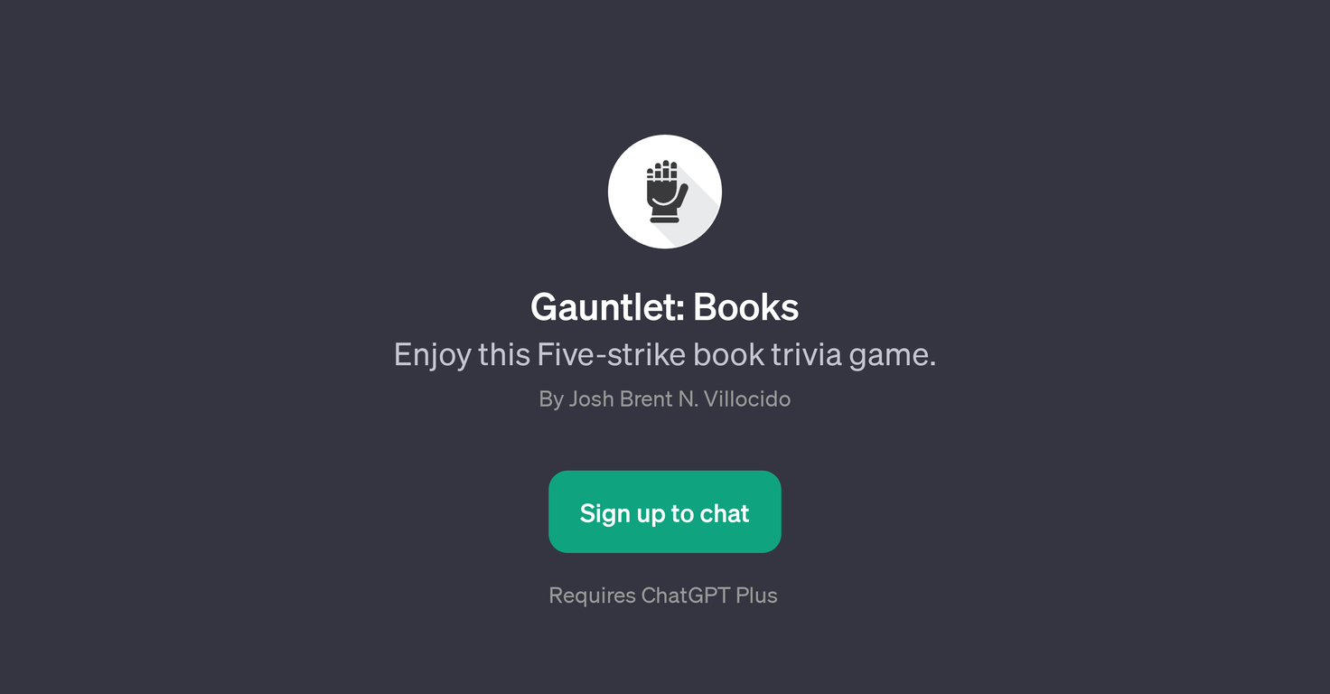 Gauntlet: Books website