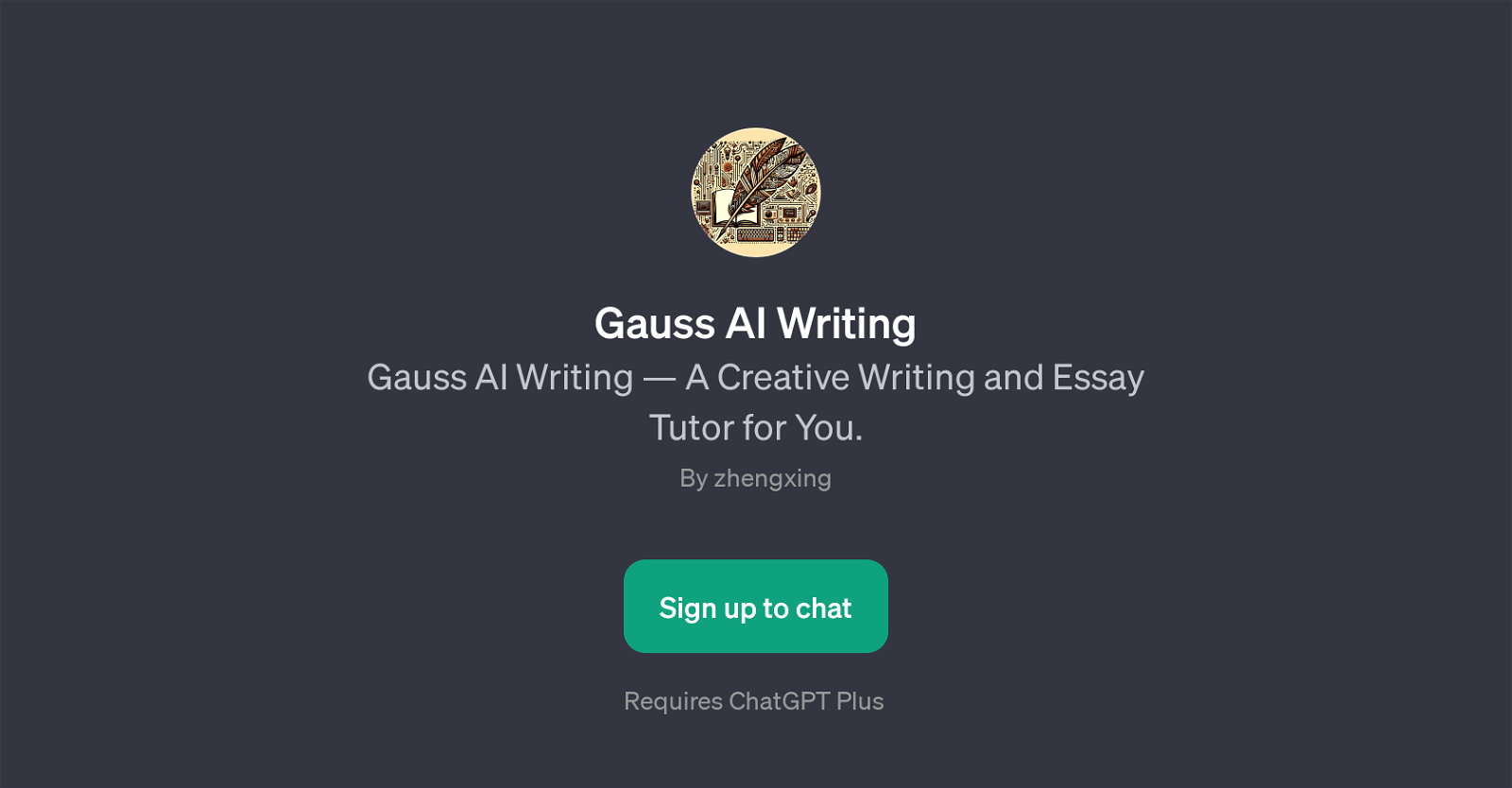 Gauss AI Writing website