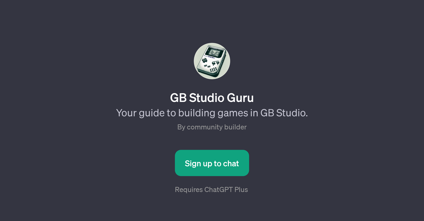 GB Studio Guru website
