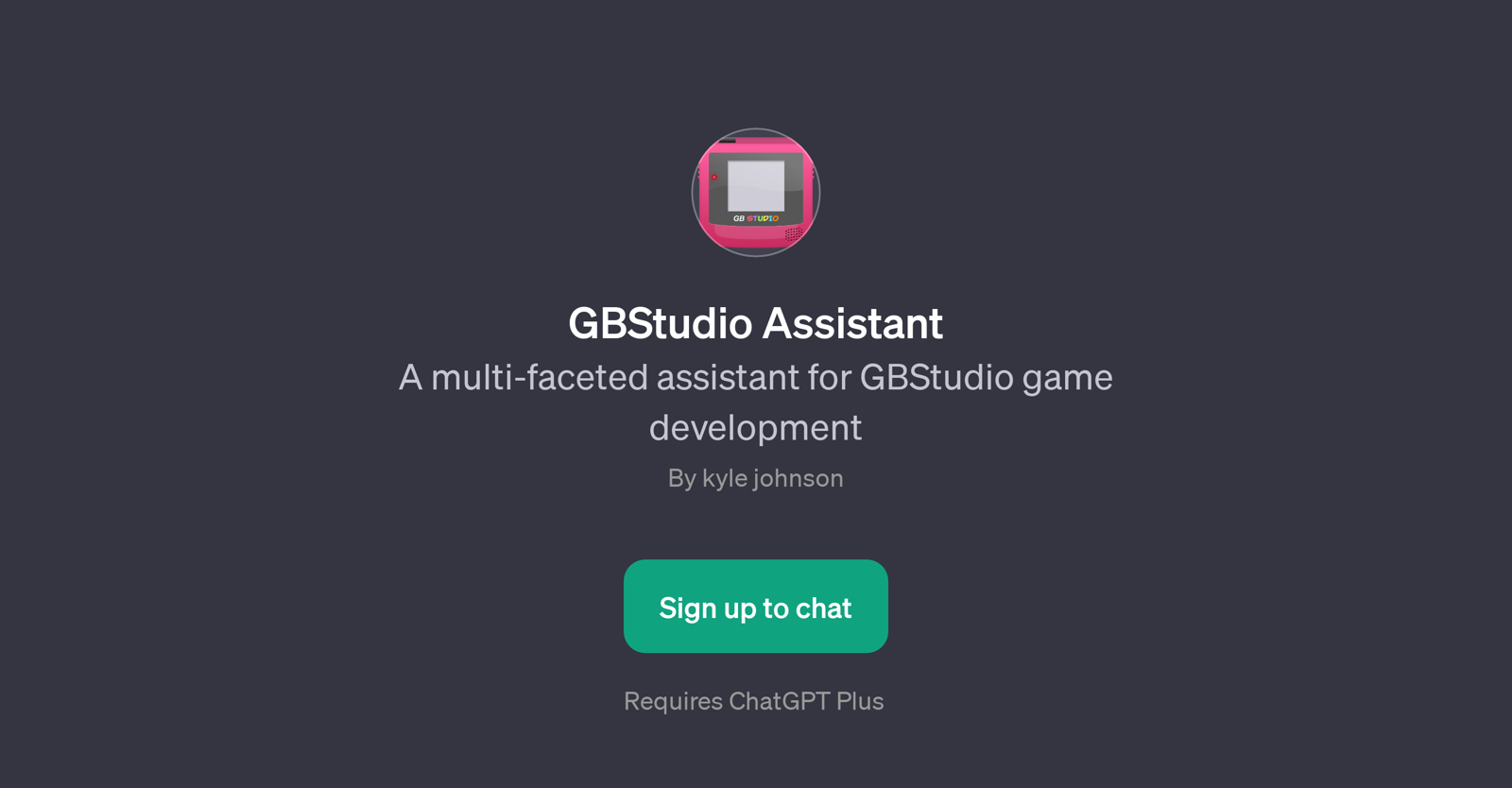 GBStudio Assistant website