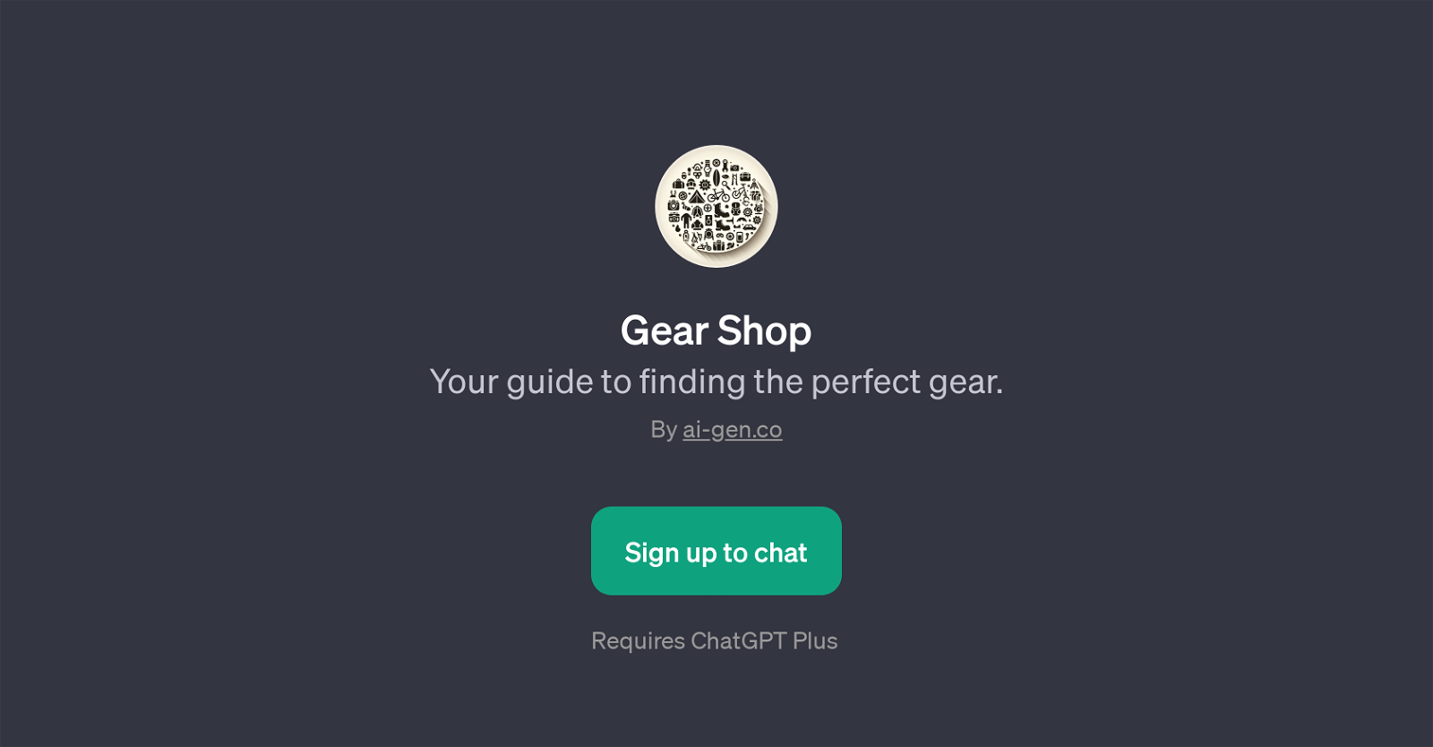 Gear Shop website