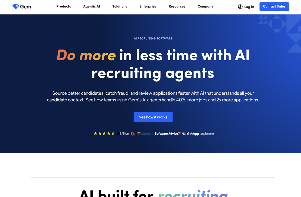 Gem AI website