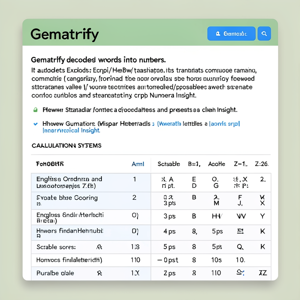 Gematrify website