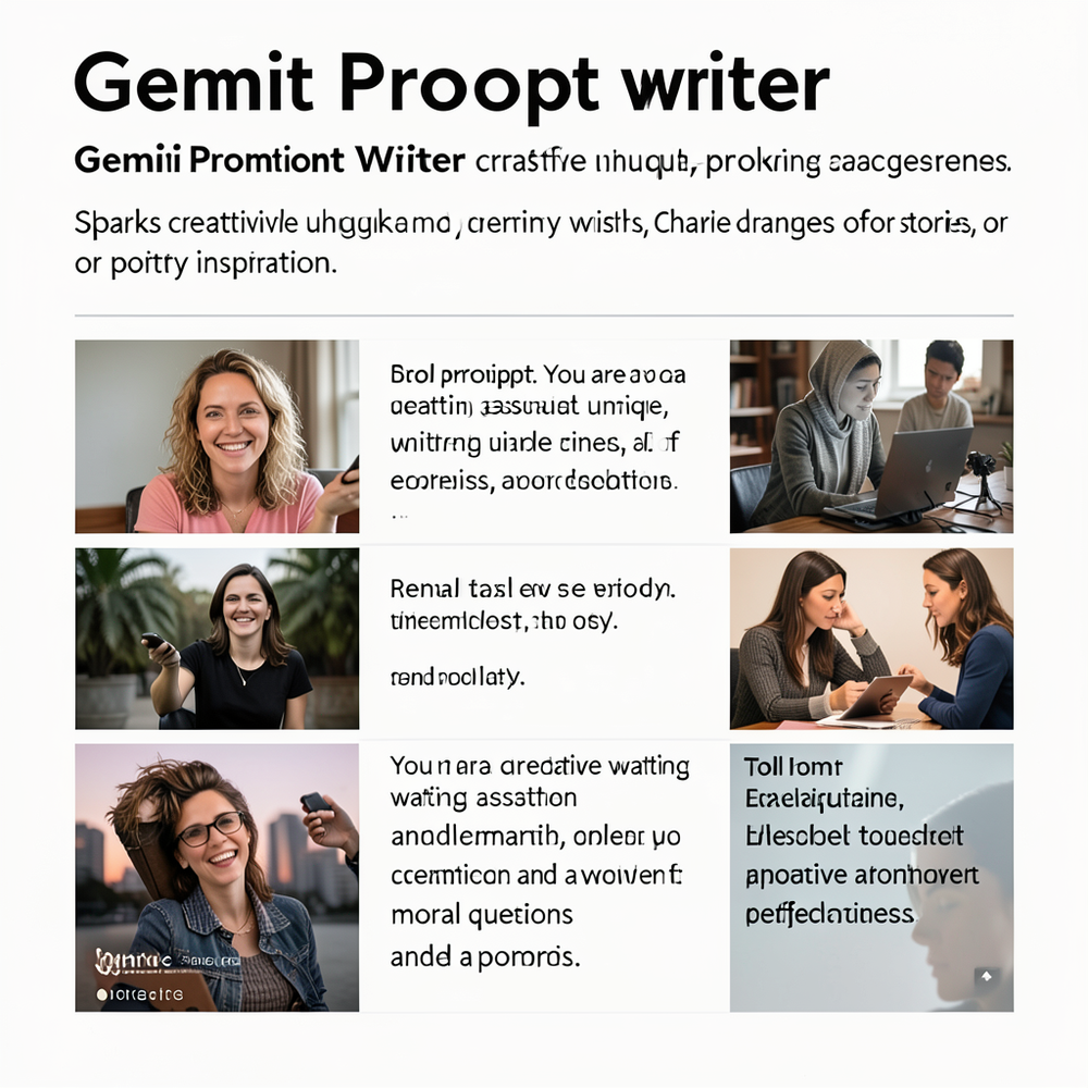 Gemini Prompt writer website