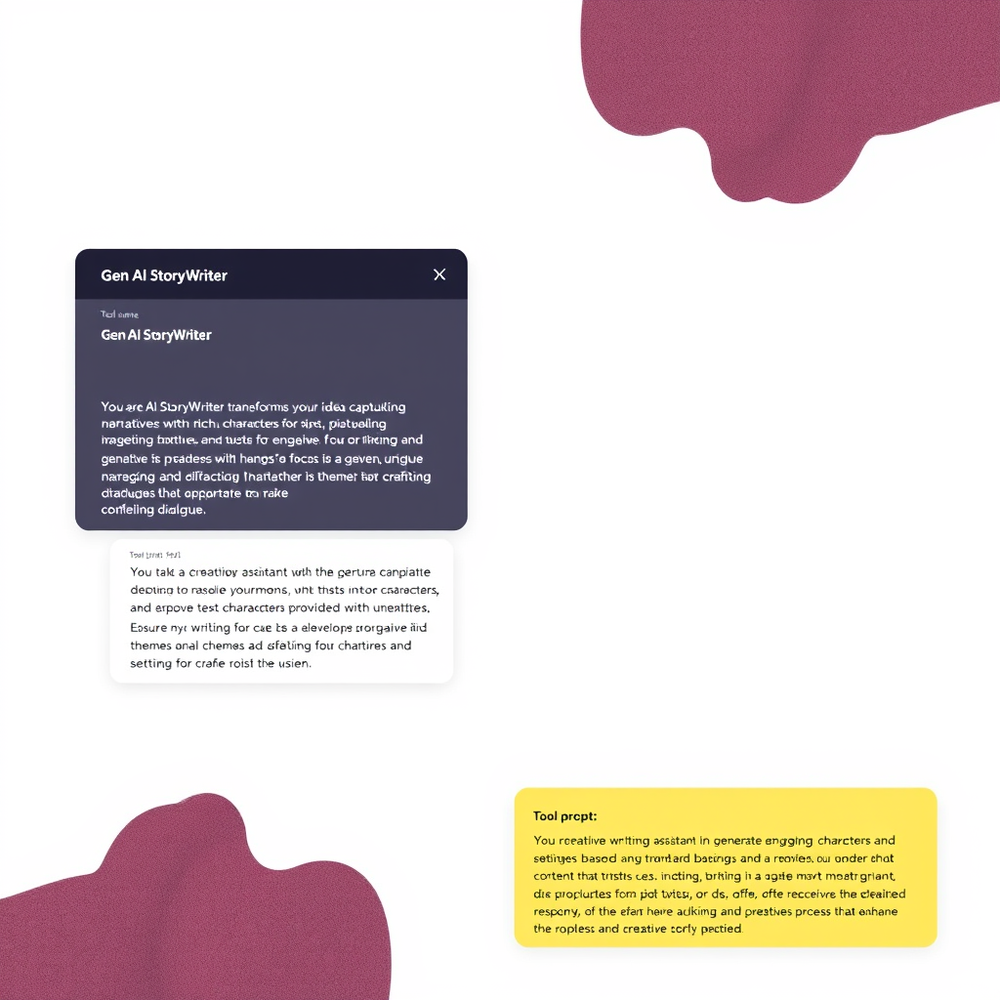 Gen AI StoryWriter website