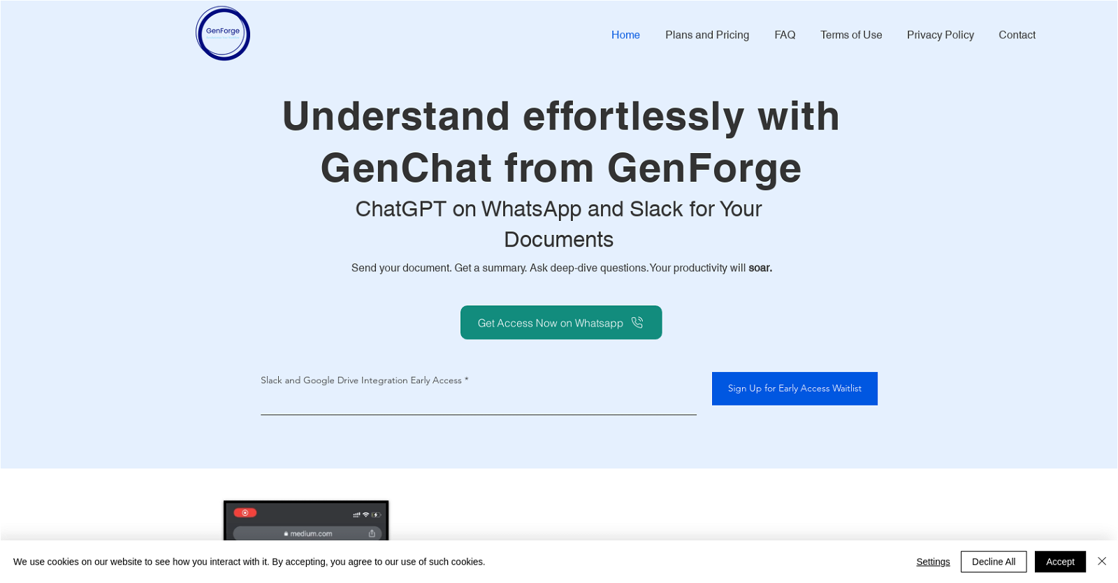 GenChat website