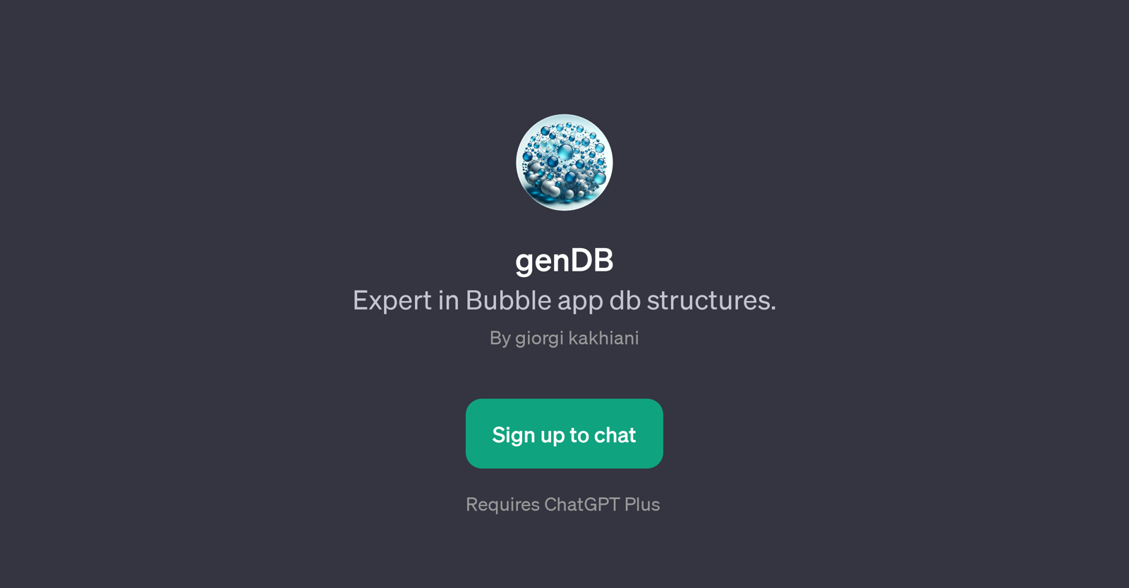 genDB website