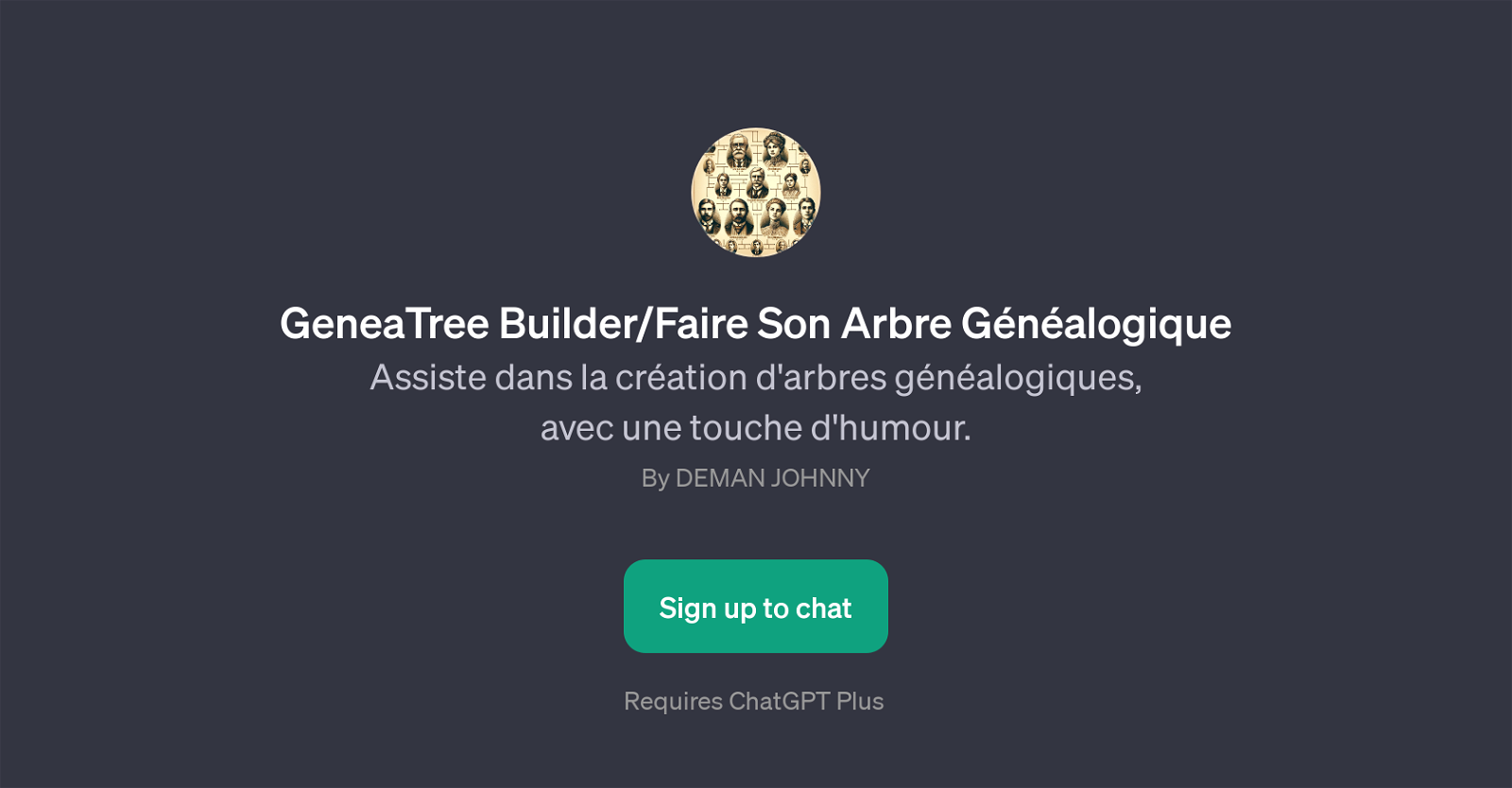 GeneaTree Builder/Faire Son Arbre Gnalogique website