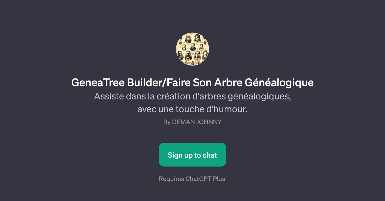 GeneaTree Builder/Faire Son Arbre Gnalogique website