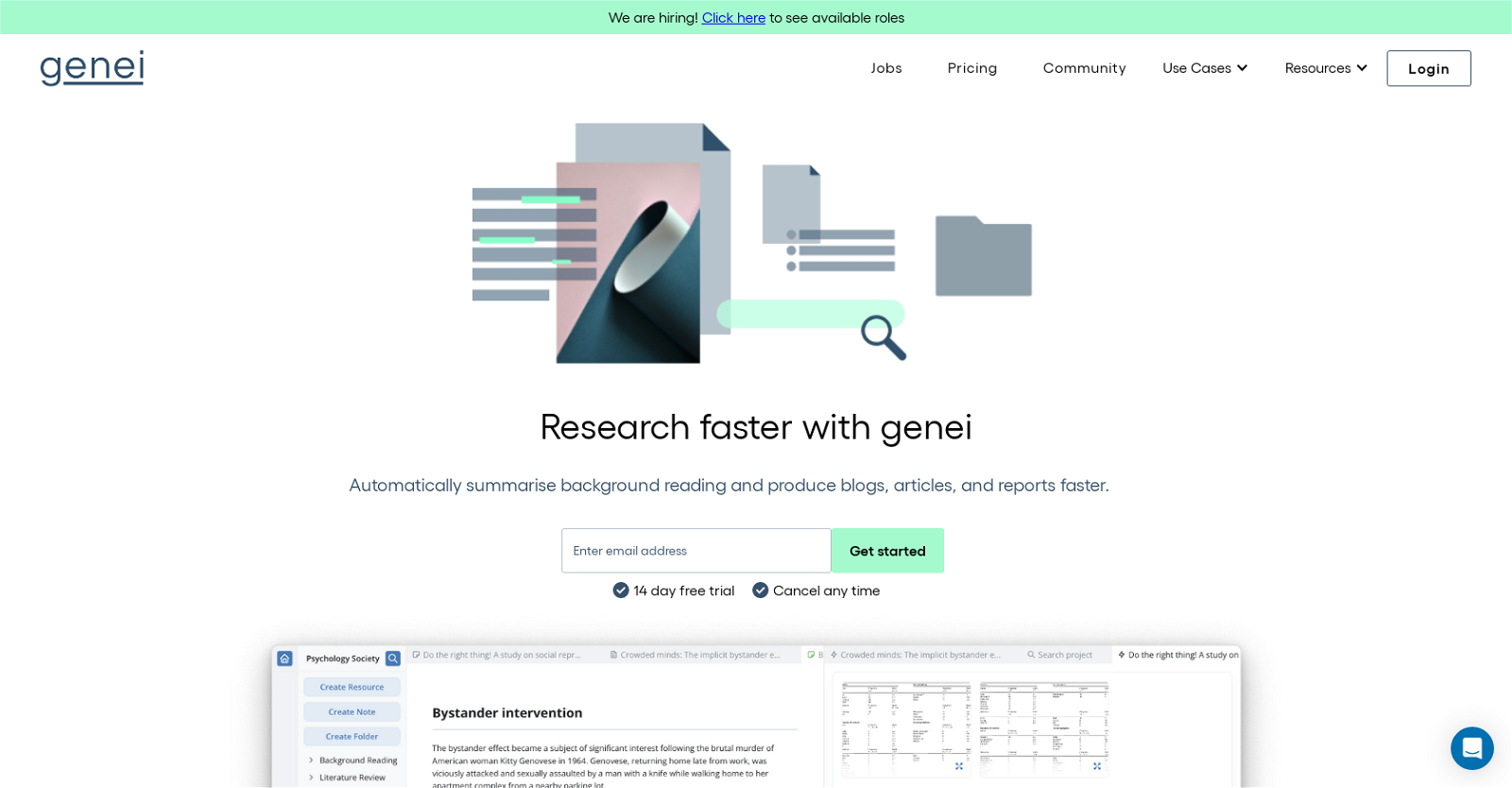 Genei website
