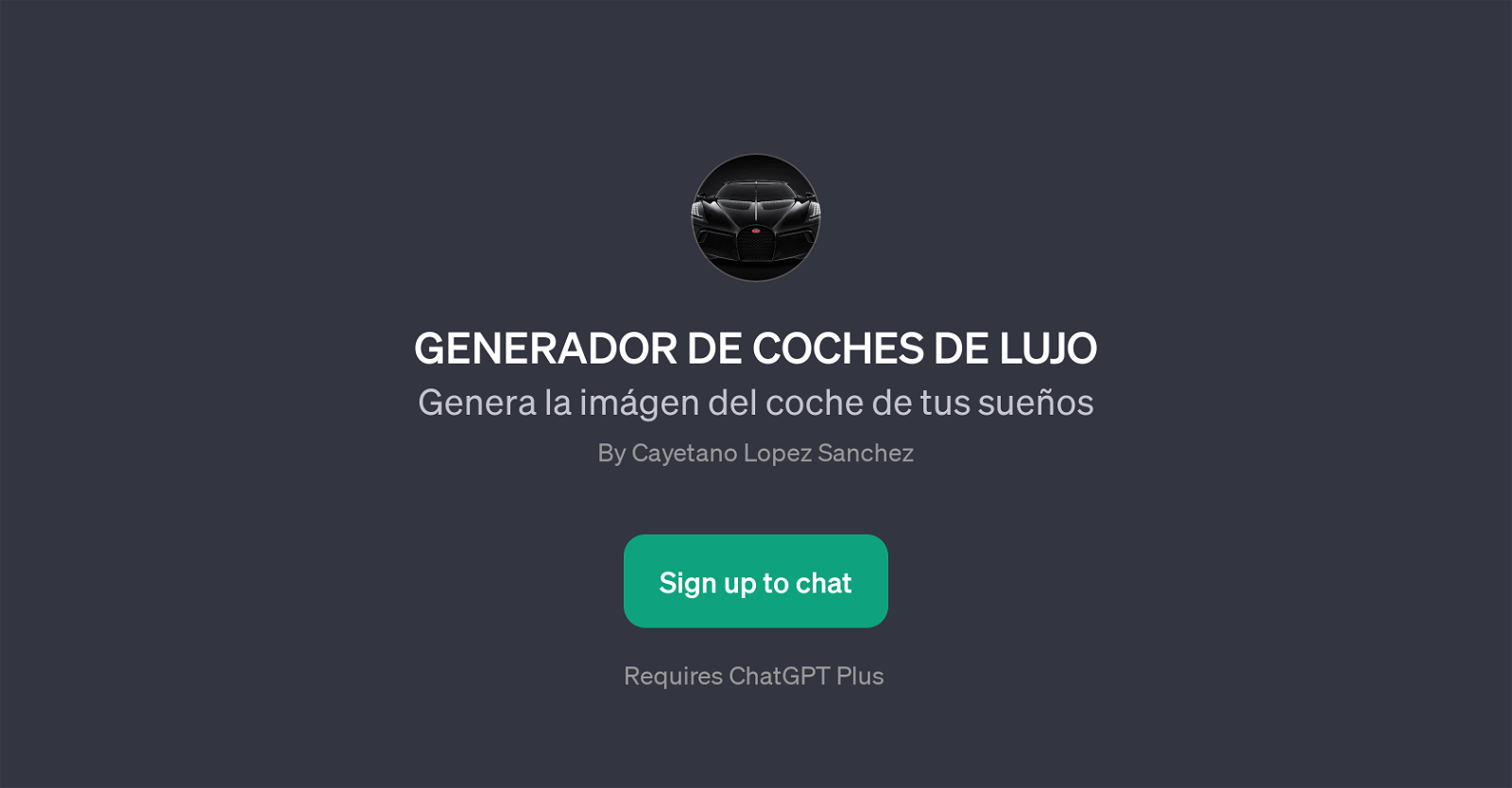 GENERADOR DE COCHES DE LUJO website