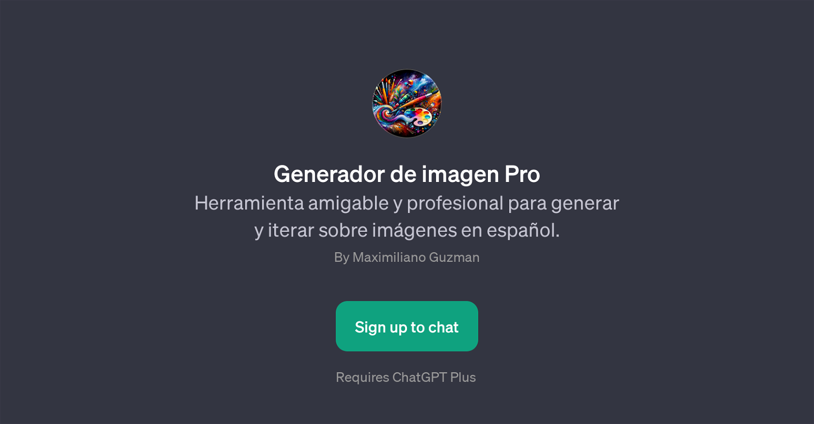 Generador de imagen Pro website