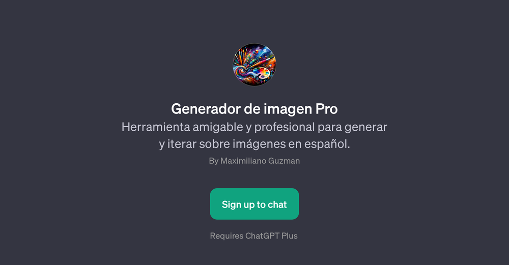 Generador de imagen Pro website
