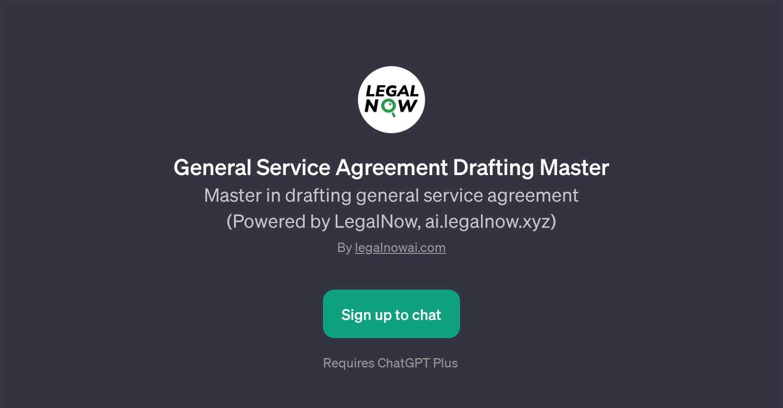 General Service Agreement Drafting Master website