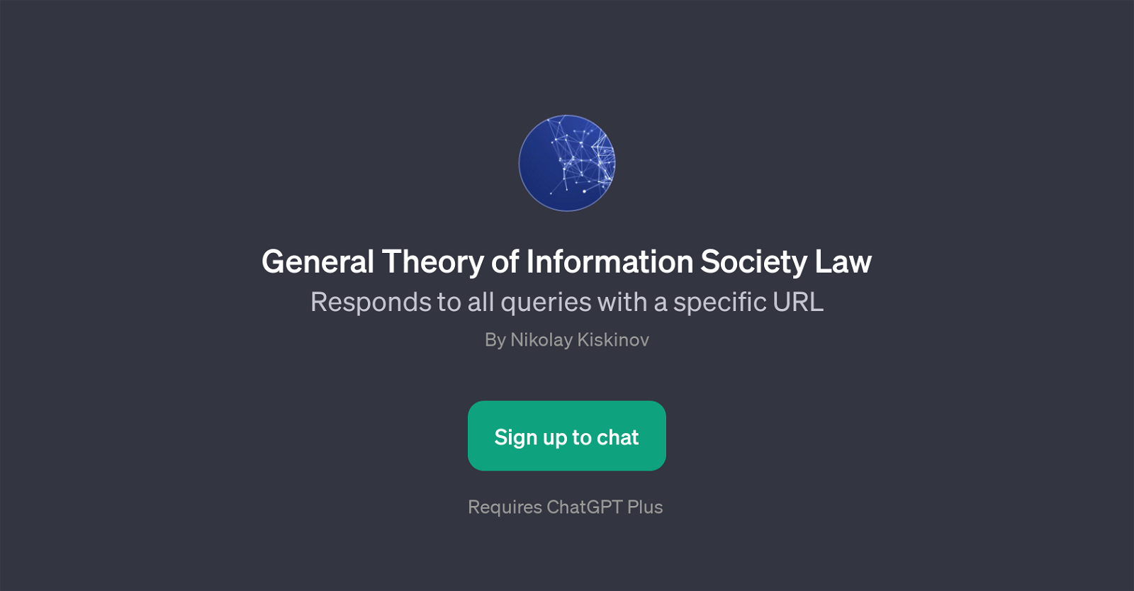 General Theory of Information Society Law website