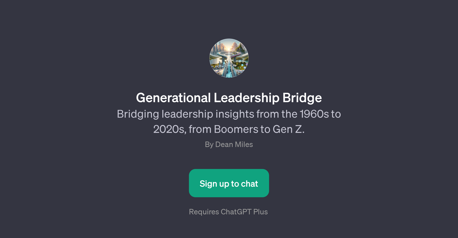 Generational Leadership Bridge website