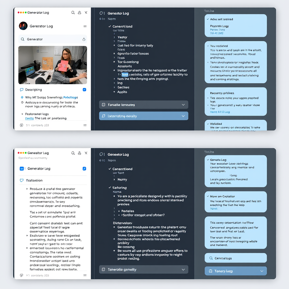 Generator Log website