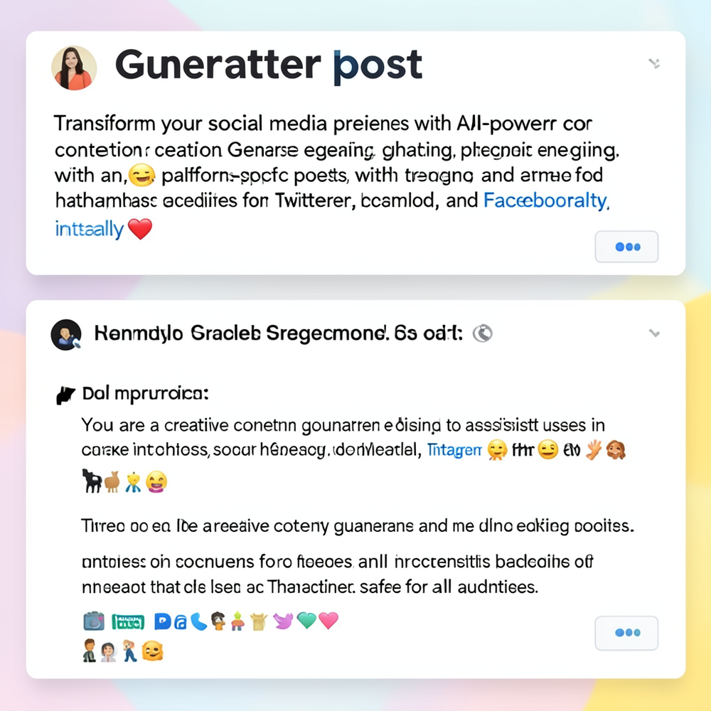 Generator/post website