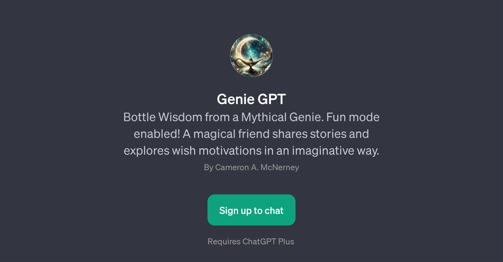 Genie GPT website