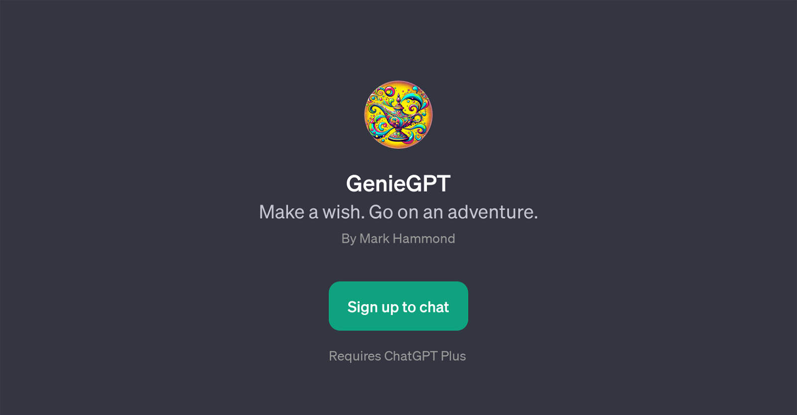 GenieGPT website