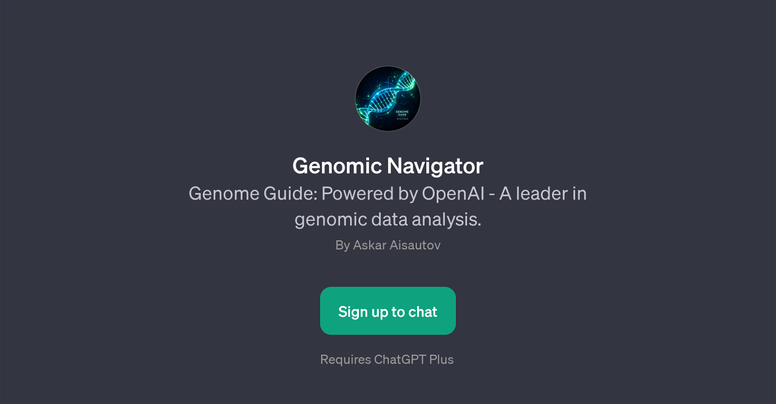 Genomic Navigator website