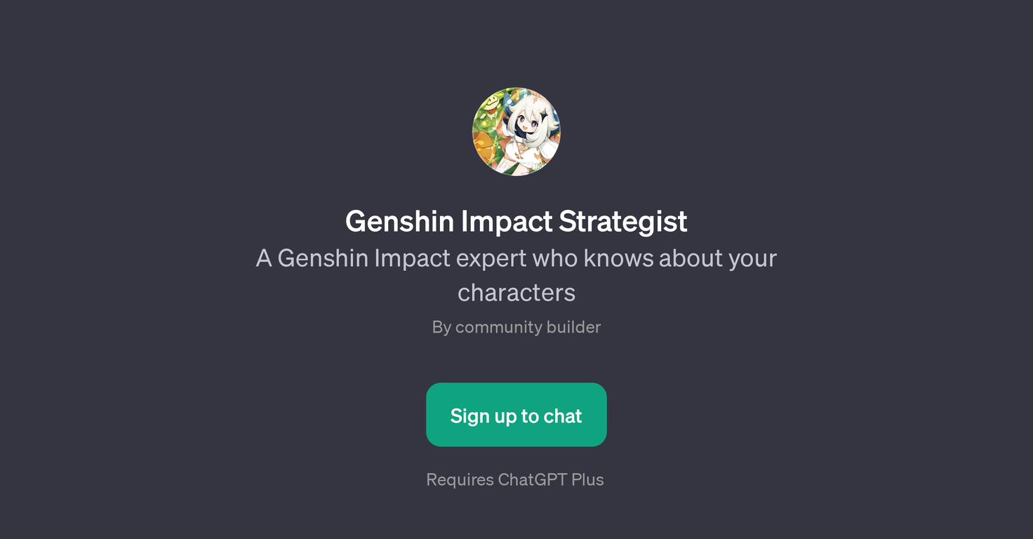 Genshin Impact Strategist website